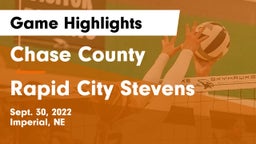 Chase County  vs Rapid City Stevens  Game Highlights - Sept. 30, 2022