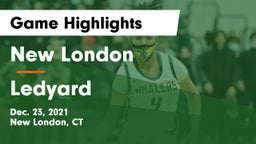 New London  vs Ledyard  Game Highlights - Dec. 23, 2021