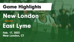 New London  vs East Lyme  Game Highlights - Feb. 17, 2022