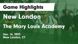 New London  vs The Mary Louis Academy Game Highlights - Jan. 16, 2023