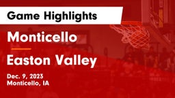 Monticello  vs Easton Valley  Game Highlights - Dec. 9, 2023