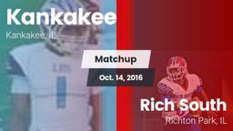 Matchup: Kankakee  vs. Rich South  2016