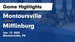 Montoursville  vs Mifflinburg  Game Highlights - Jan. 12, 2024