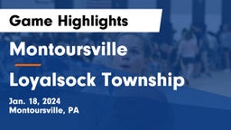 Montoursville  vs Loyalsock Township  Game Highlights - Jan. 18, 2024