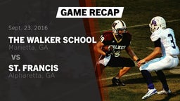 Recap: The Walker School vs. St. Francis  2016