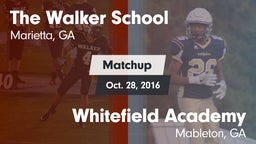 Matchup: The Walker School vs. Whitefield Academy 2016