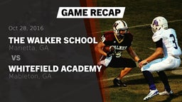 Recap: The Walker School vs. Whitefield Academy 2016