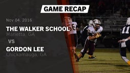 Recap: The Walker School vs. Gordon Lee  2016