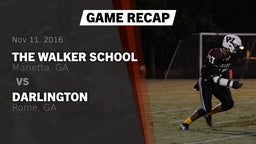Recap: The Walker School vs. Darlington  2016