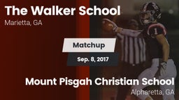Matchup: The Walker School vs. Mount Pisgah Christian School 2017