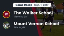 Recap: The Walker School vs. Mount Vernon School 2017