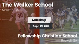 Matchup: The Walker School vs. Fellowship Christian School 2017