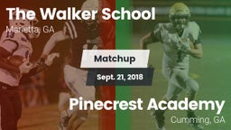 Matchup: The Walker School vs. Pinecrest Academy  2018