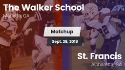 Matchup: The Walker School vs. St. Francis  2018