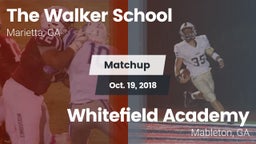 Matchup: The Walker School vs. Whitefield Academy 2018