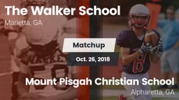 Matchup: The Walker School vs. Mount Pisgah Christian School 2018