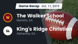 Recap: The Walker School vs. King's Ridge Christian  2019