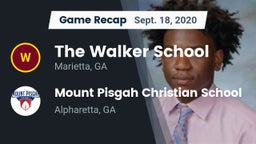 Recap: The Walker School vs. Mount Pisgah Christian School 2020