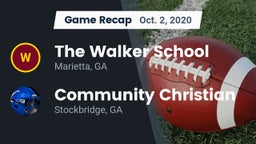 Recap: The Walker School vs. Community Christian  2020