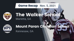 Recap: The Walker School vs. Mount Paran Christian School 2021