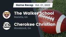 Recap: The Walker School vs. Cherokee Christian  2022