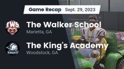 Recap: The Walker School vs. The King's Academy 2023