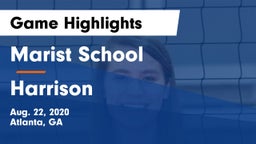 Marist School vs Harrison  Game Highlights - Aug. 22, 2020