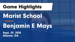 Marist School vs Benjamin E Mays  Game Highlights - Sept. 29, 2020