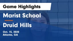 Marist School vs Druid Hills  Game Highlights - Oct. 15, 2020