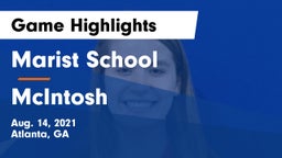 Marist School vs McIntosh  Game Highlights - Aug. 14, 2021
