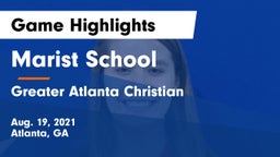 Marist School vs Greater Atlanta Christian  Game Highlights - Aug. 19, 2021