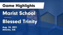 Marist School vs Blessed Trinity  Game Highlights - Aug. 24, 2021