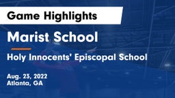 Marist School vs Holy Innocents' Episcopal School Game Highlights - Aug. 23, 2022