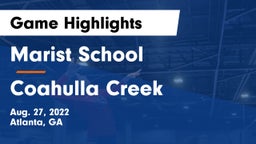 Marist School vs Coahulla Creek  Game Highlights - Aug. 27, 2022