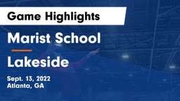 Marist School vs Lakeside  Game Highlights - Sept. 13, 2022