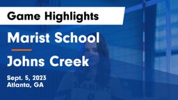 Marist School vs Johns Creek  Game Highlights - Sept. 5, 2023