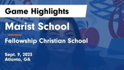 Marist School vs Fellowship Christian School Game Highlights - Sept. 9, 2023