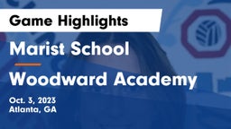 Marist School vs Woodward Academy Game Highlights - Oct. 3, 2023