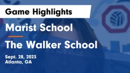 Marist School vs The Walker School Game Highlights - Sept. 28, 2023