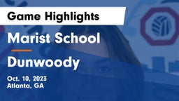 Marist School vs Dunwoody  Game Highlights - Oct. 10, 2023
