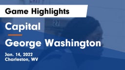 Capital  vs George Washington  Game Highlights - Jan. 14, 2022