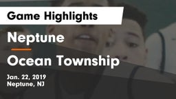 Neptune  vs Ocean Township Game Highlights - Jan. 22, 2019