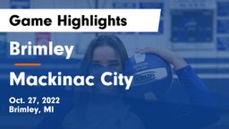 Brimley  vs Mackinac City Game Highlights - Oct. 27, 2022