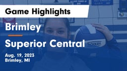 Brimley  vs Superior Central  Game Highlights - Aug. 19, 2023