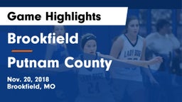 Brookfield  vs Putnam County  Game Highlights - Nov. 20, 2018