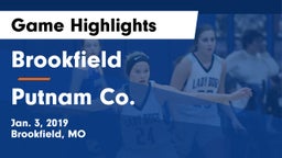 Brookfield  vs Putnam Co. Game Highlights - Jan. 3, 2019