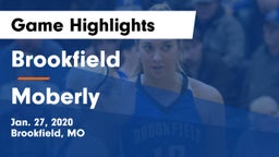 Brookfield  vs Moberly  Game Highlights - Jan. 27, 2020