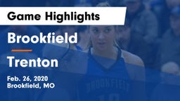 Brookfield  vs Trenton Game Highlights - Feb. 26, 2020