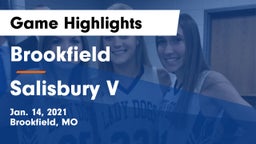 Brookfield  vs Salisbury V Game Highlights - Jan. 14, 2021