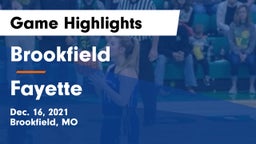 Brookfield  vs Fayette  Game Highlights - Dec. 16, 2021
